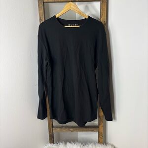 Bylt Black Men's Long Sleeve Thermal Shirt Size L